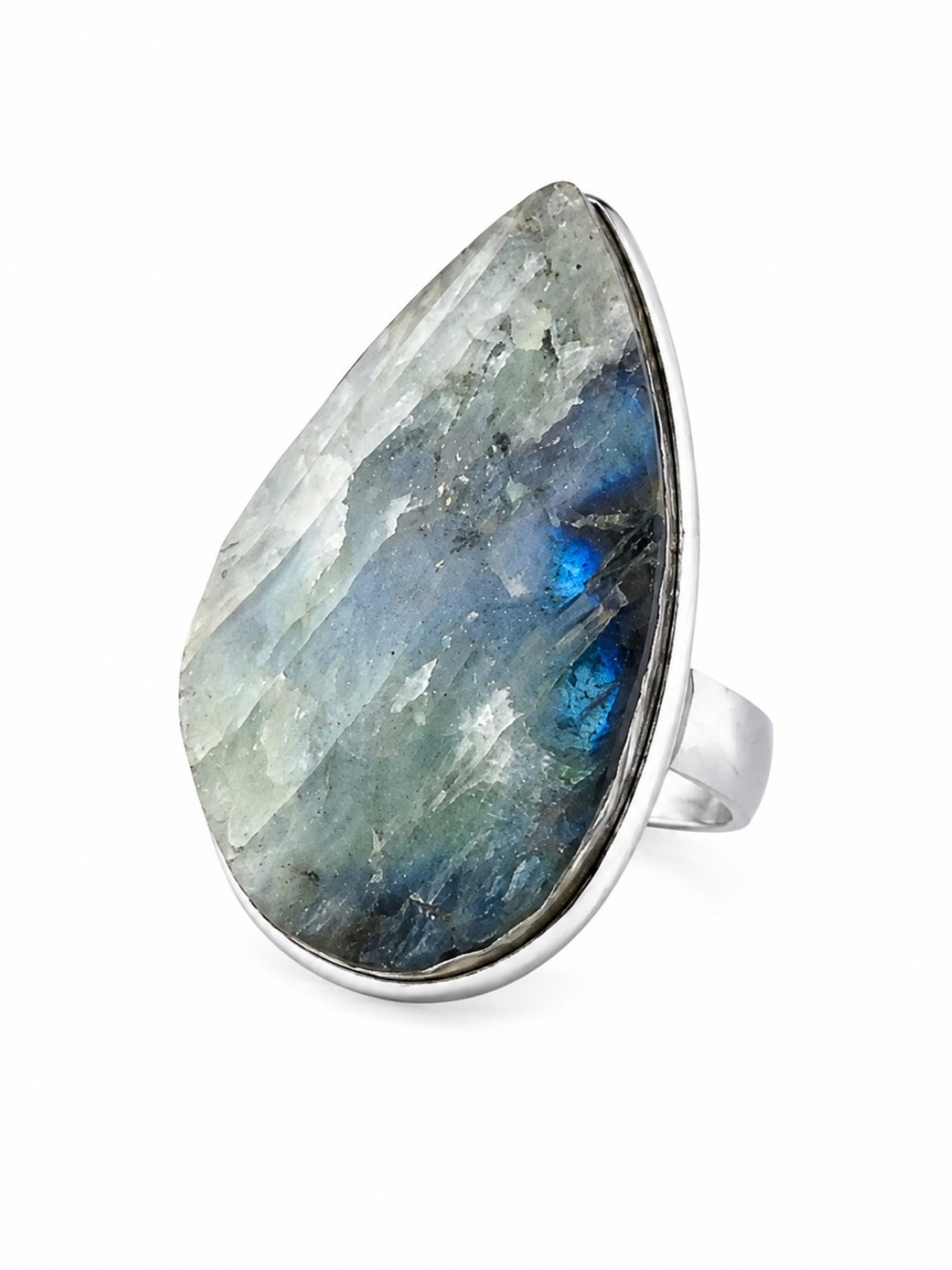 Labradorite Silver Ring